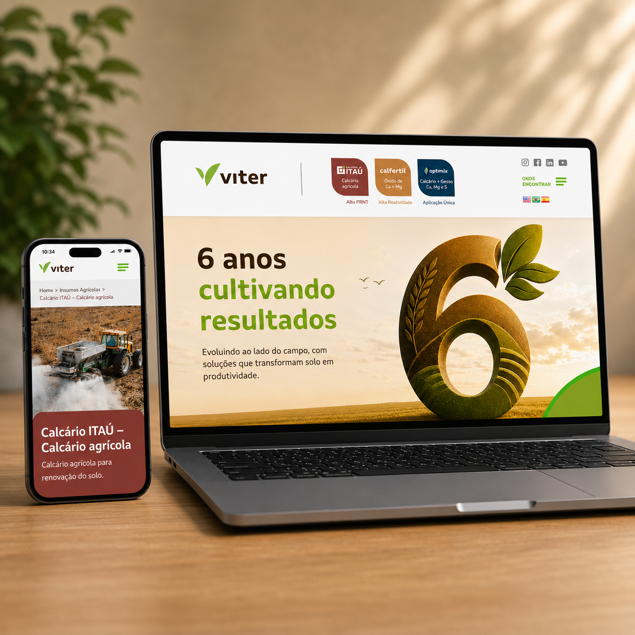 Posicionamento digital e desenvolvimento do website